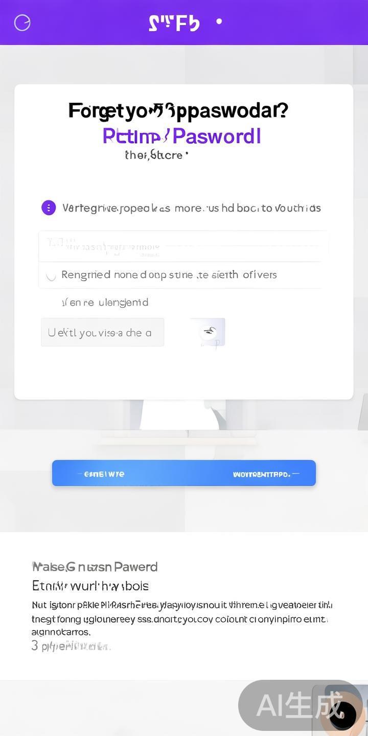 忘记密码：平台通常提供“找回密码”功能。用户只需输